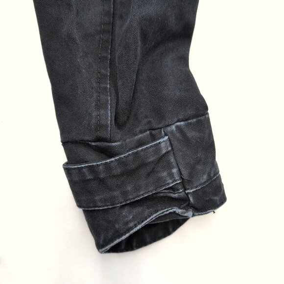 Zara‎ Man Black Military Canvas Jacket - Size L - Picture 8 of 12